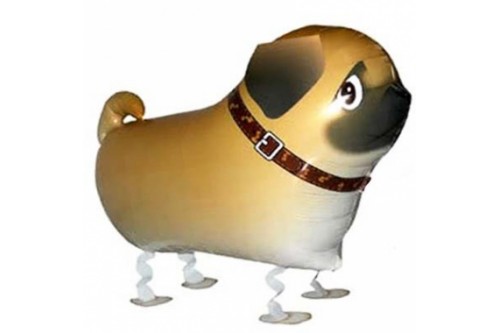 Air Walking Pug Balloon